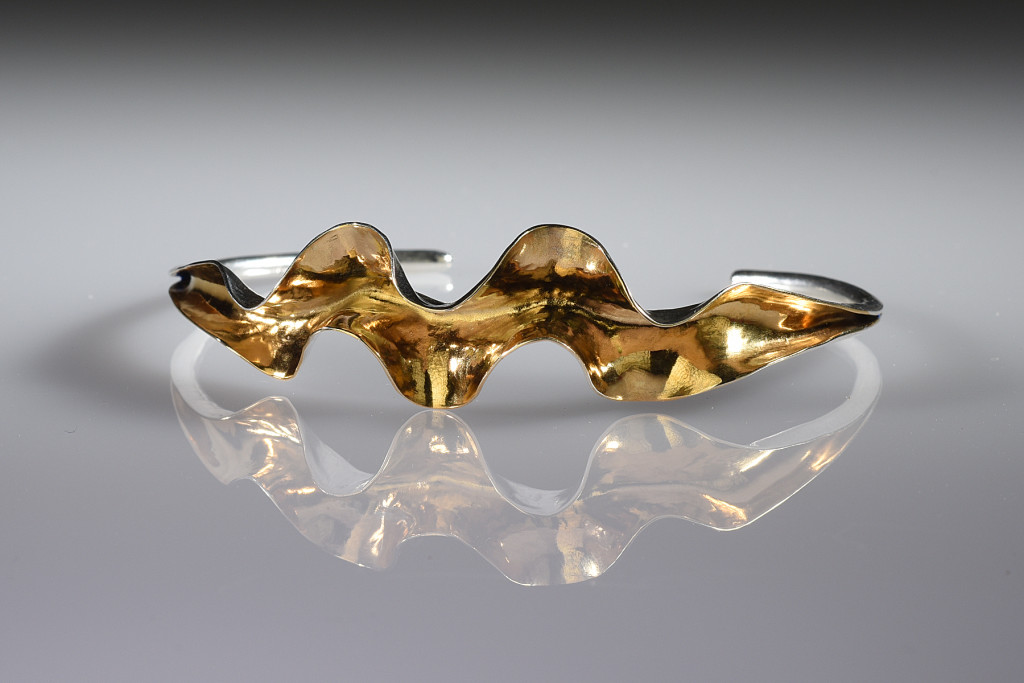 Ruffle Bracelet - Gold Plated